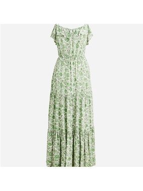 j crew green floral dress J. | Dresses | Jcrew Puffsleeve Midi In Floralao886 runners